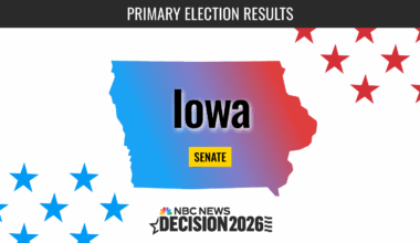 Iowa Senate Primary Election 2026 Live Results