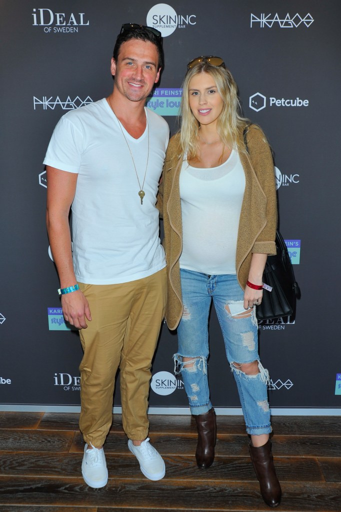 Olympian athlete Ryan Lochte and model Kayla Rae Reid attend Kari Feinstein's Pre-Oscar Style Lounge.