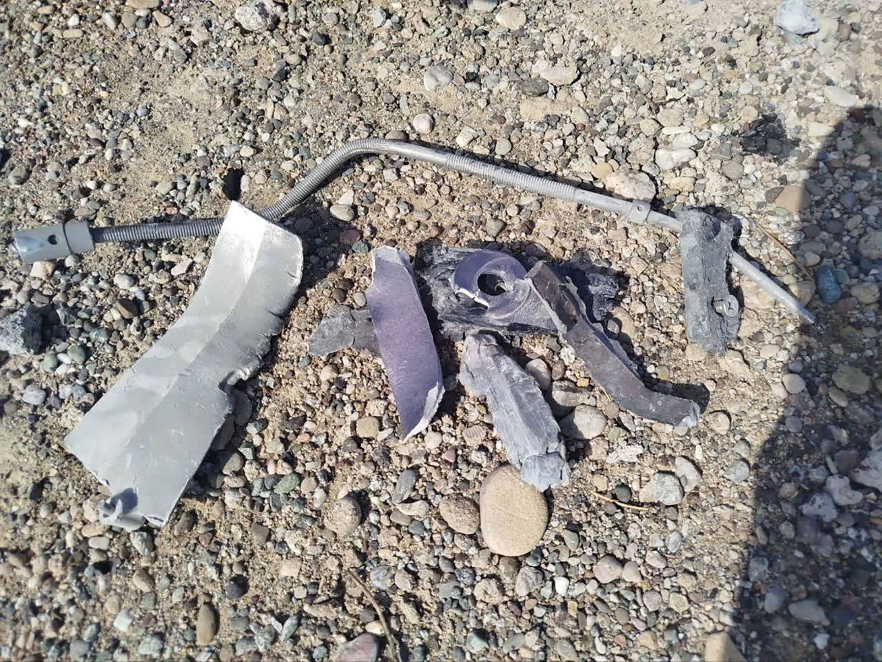 The photo, released by Iran's semi-official Mehr news agency on June 10, 2026, shows the purported remnants of a munition that struck a water reservoir in Southern Iran. Weapons experts who spoke to CNN identified them as being from a GBU-39 series precision-guided munition.