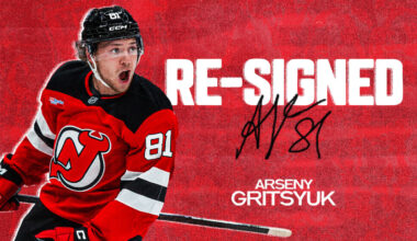 Gritsyuk Re-Ups with Devils | RELEASE
