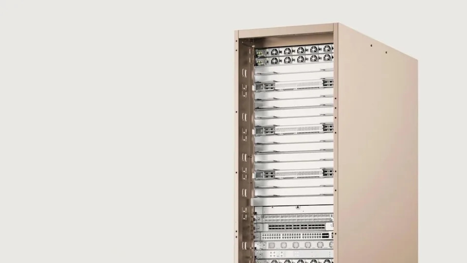 Qualcomm's new rack server.