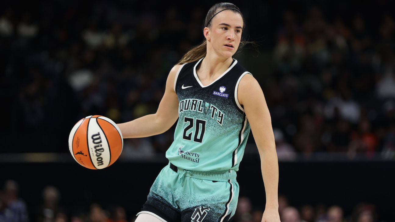 Sabrina Ionescu ruled out vs. Fever as back soreness flares up