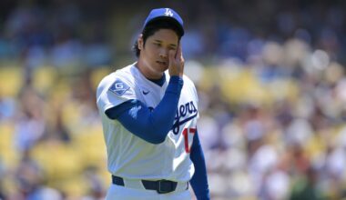 Ohtani battles blister, sore knee in rocky outing; Dodgers rally