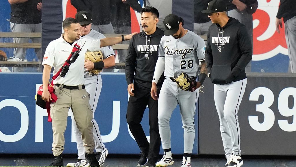 White Sox OF Pereira on injured list after crashing into fence