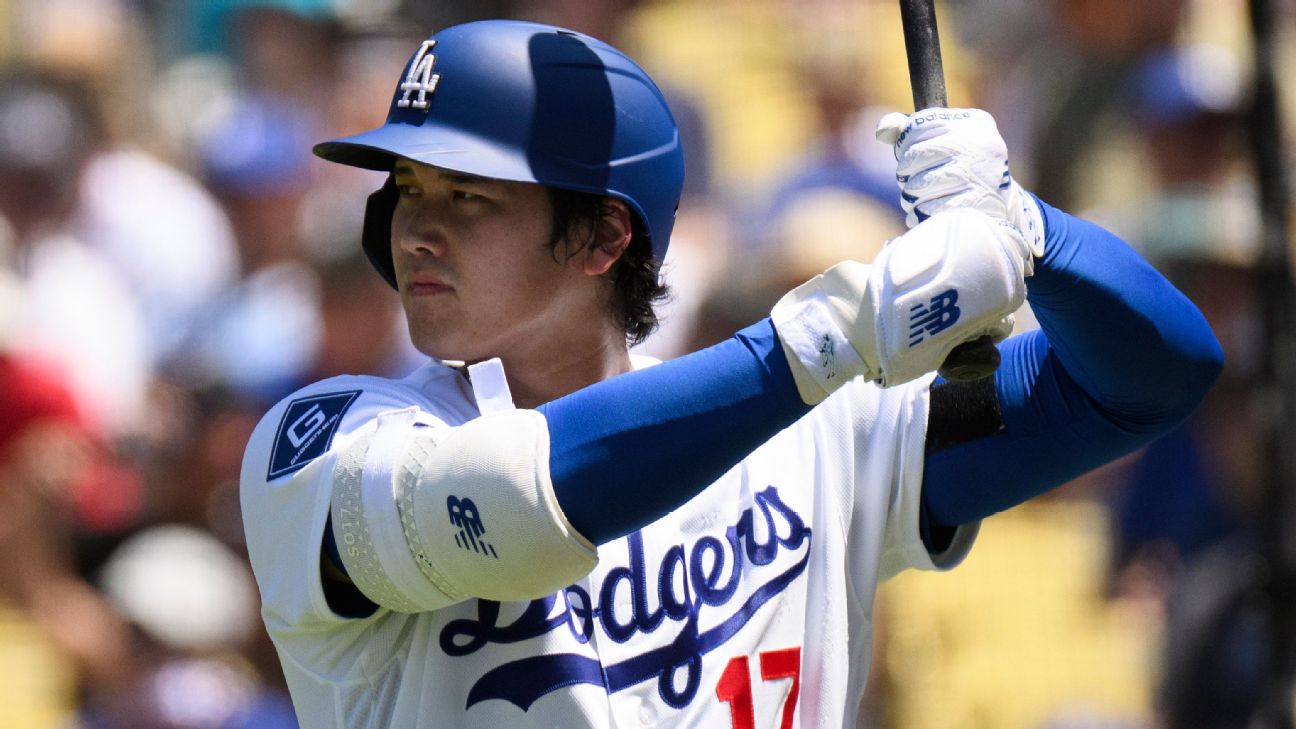 Shohei Ohtani not in Dodgers' lineup while away on paternity