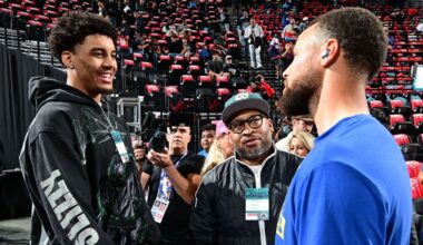New Warrior Yaxel Lendeborg 'used to hate Steph Curry' as Kyrie fan