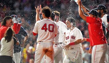 Red Sox rally in 10th, complete four-game sweep of Yankees