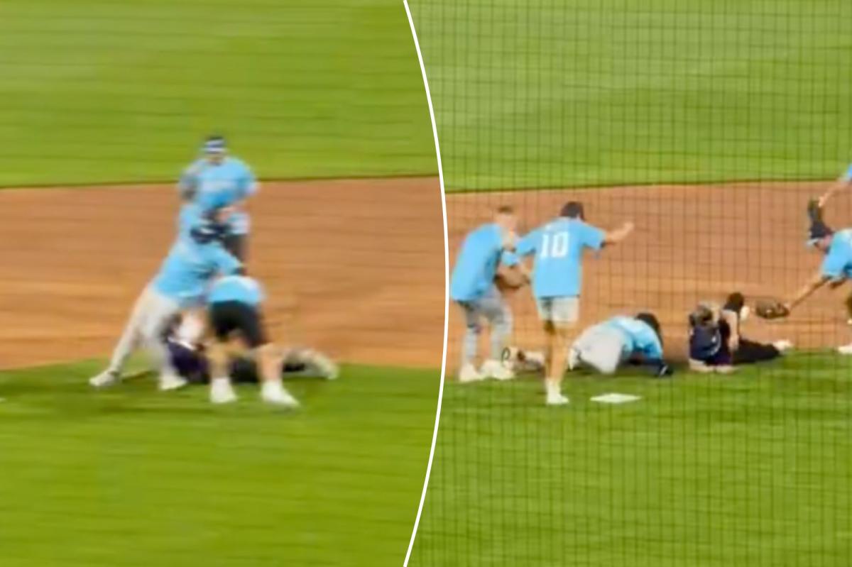Patriots' Rhamondre Stevenson has frightening injury scare after Matt Rife collision