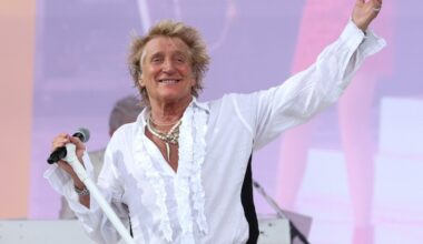 Rod Stewart Uses Oxygen Tank After Nearly Fainting Onstage