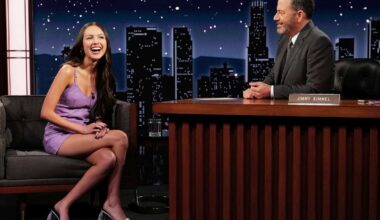 Olivia Rodrigo, Jimmy Kimmel