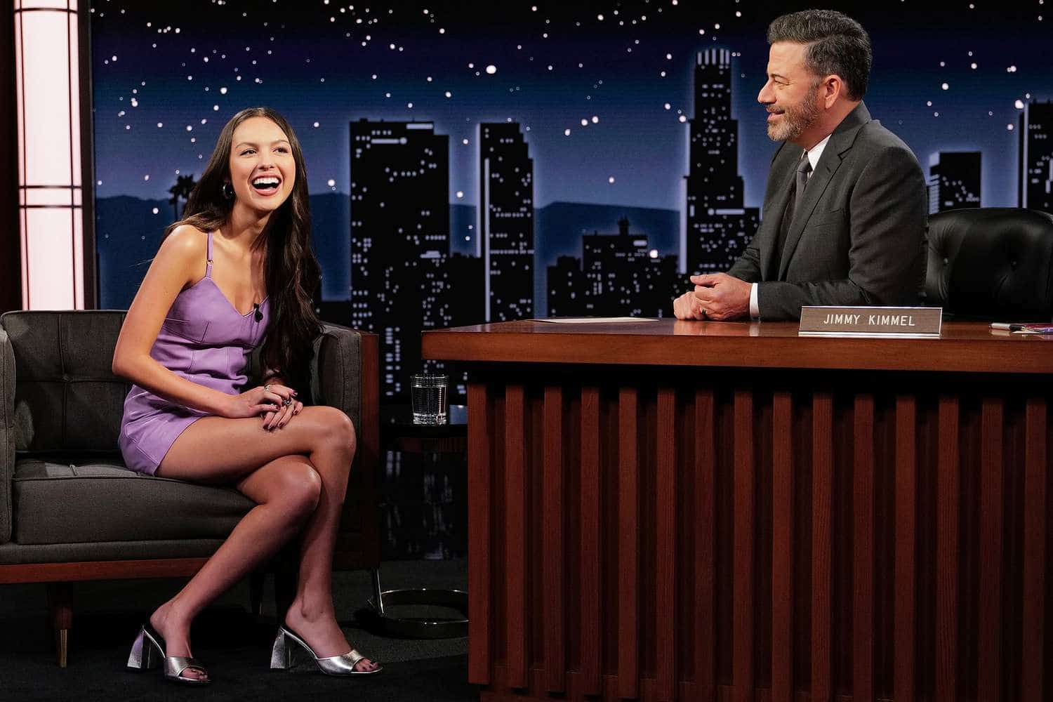 Olivia Rodrigo, Jimmy Kimmel