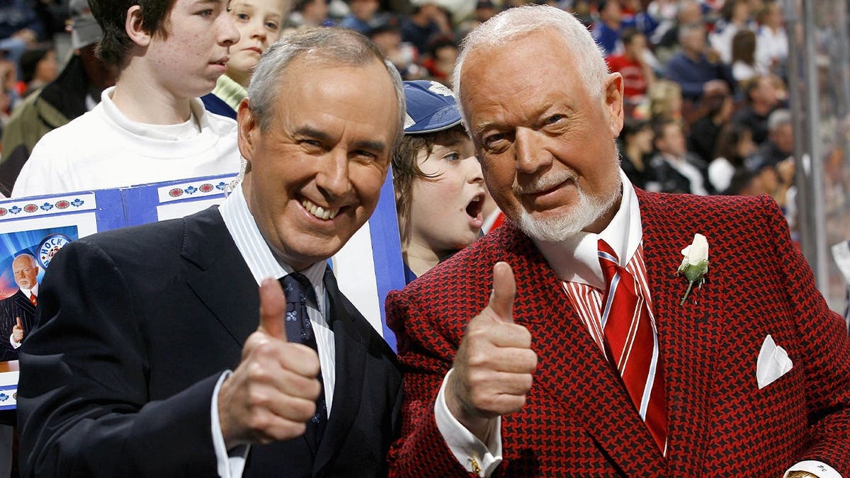 Ron MacLean and Don Cherry