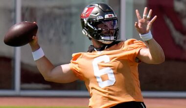 Buccaneers' Baker Mayfield sets camp deadline for contract talks, says sides are 'not anywhere close'