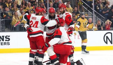 Hurricanes vs. Golden Knights live updates: Carolina leads Vegas 4-3 in Stanley Cup Final Game 4