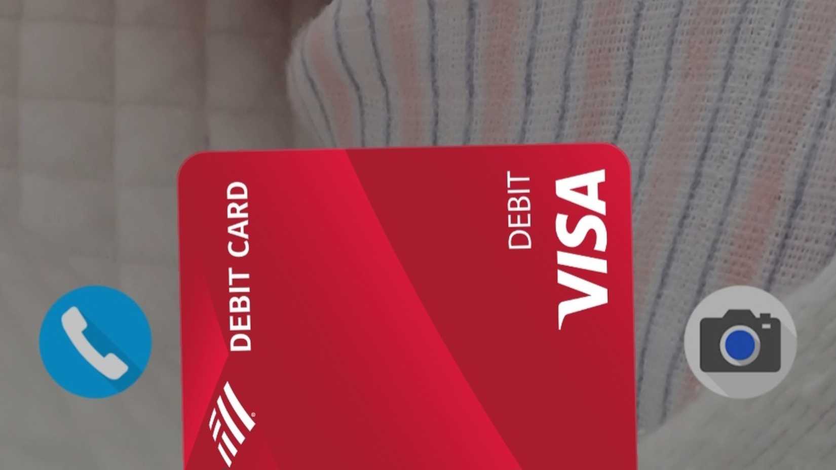 Samsung wallet on home screen