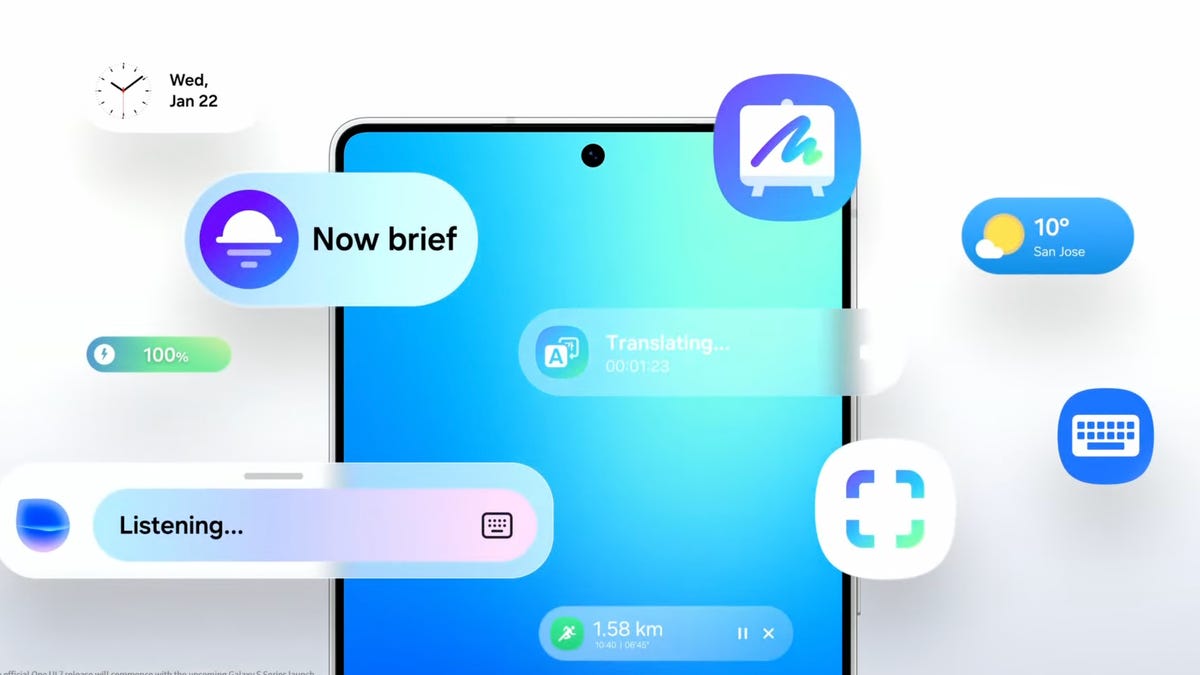 Samsung Galaxy feature icons