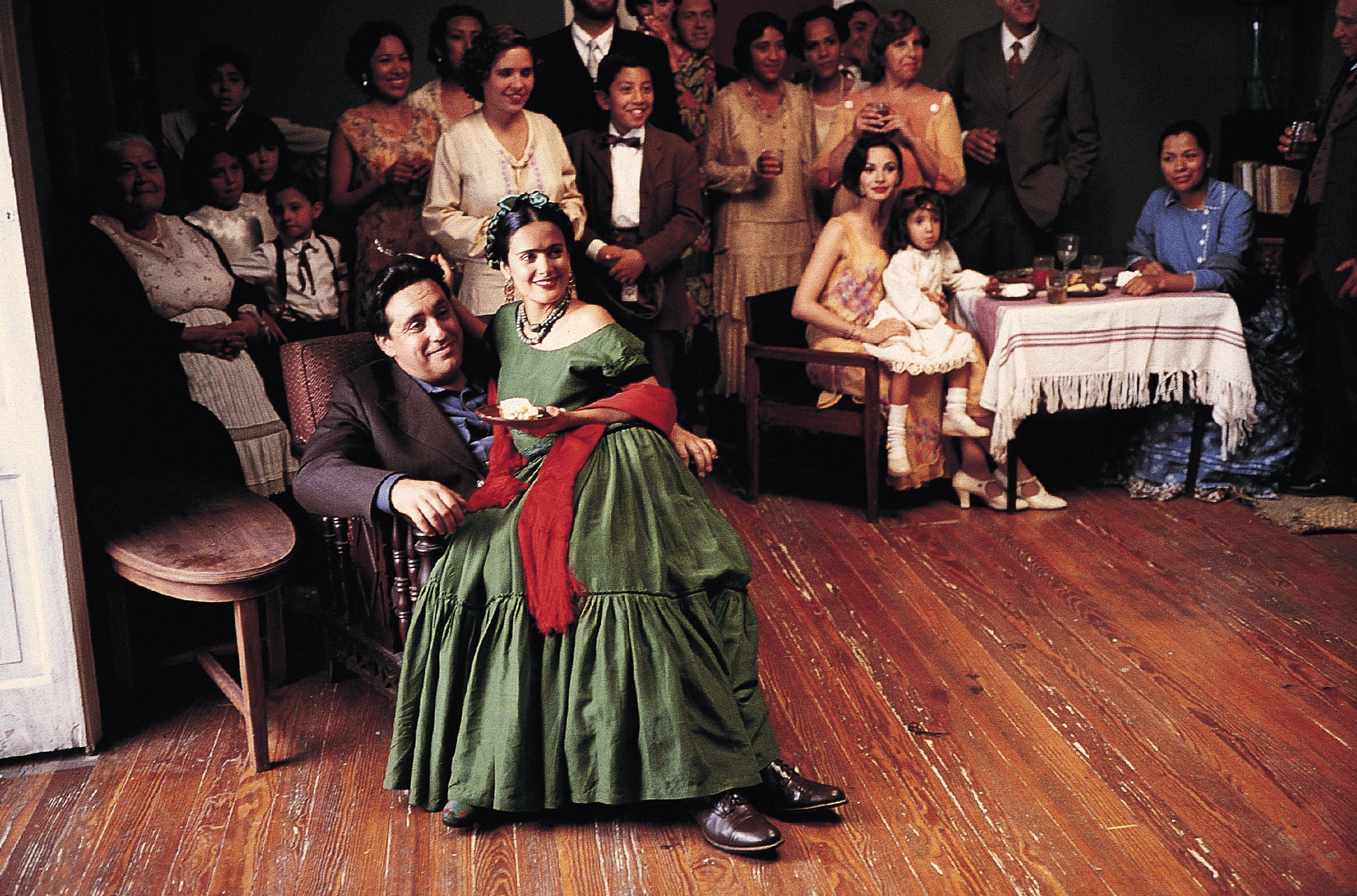 Alfred Molina and Salma Hayek, as Diego Rivera and Frida Kahlo, in ‘Frida’