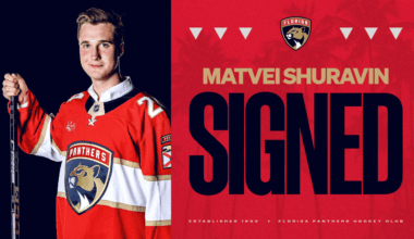 Florida Panthers Agree to Terms with Defenseman Matvei Shuravin on a Three-Year, Entry-Level Contract