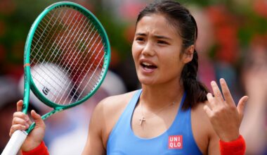 Emma Raducanu battled back in the second set of the Queen's women's singles final but couldn't quite force a decider