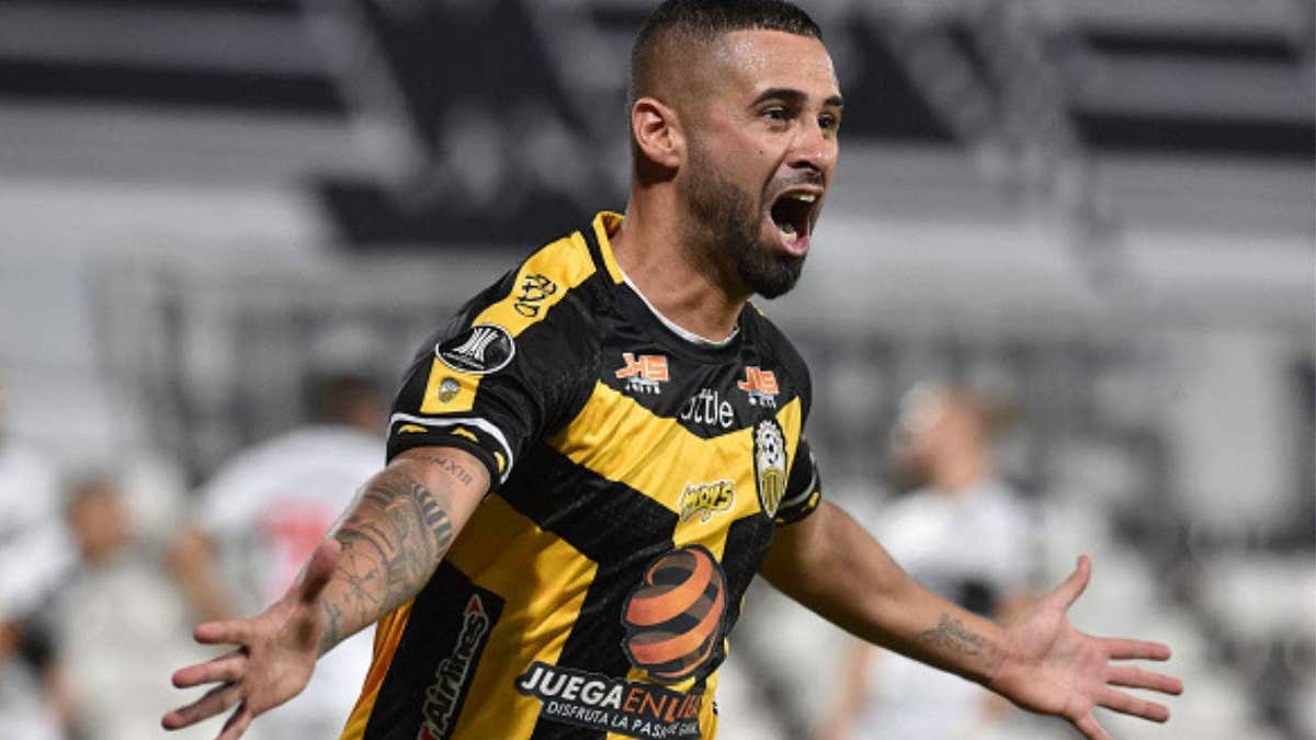 A 74-hour search ended in heartbreak for defender Lucas Trejo after rescuers found his family. (Photo by NORBERTO DUARTE / AFP) (Photo by NORBERTO DUARTE/AFP via Getty Images)