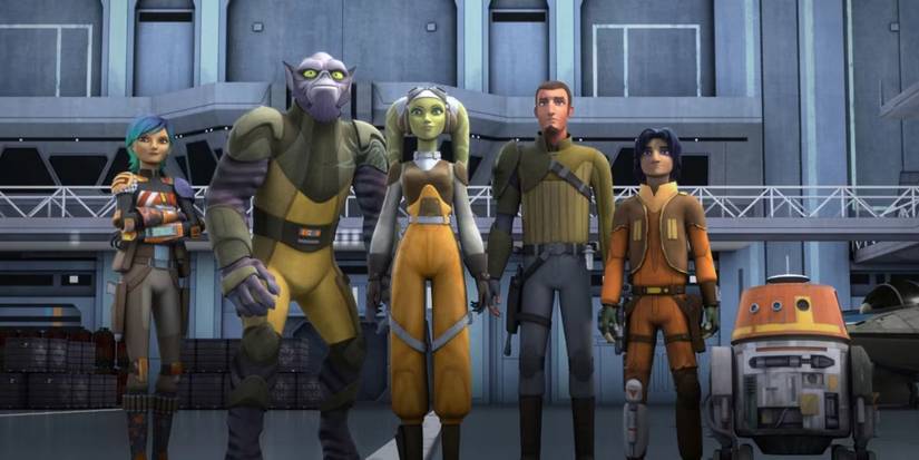 Star Wars Rebels crew