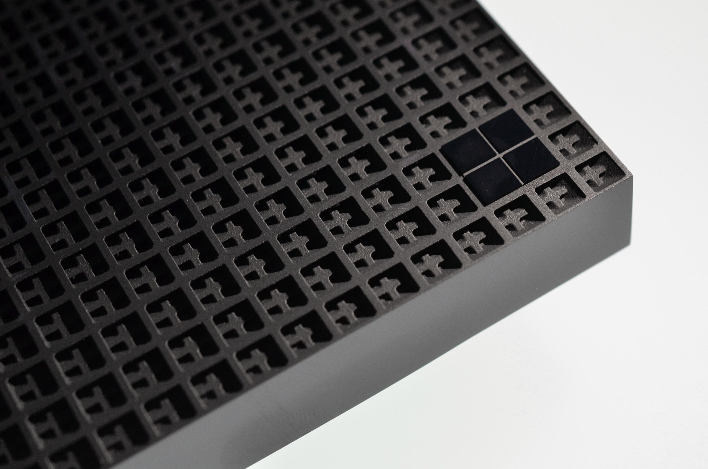 A closer look at the 1,000 air vents.