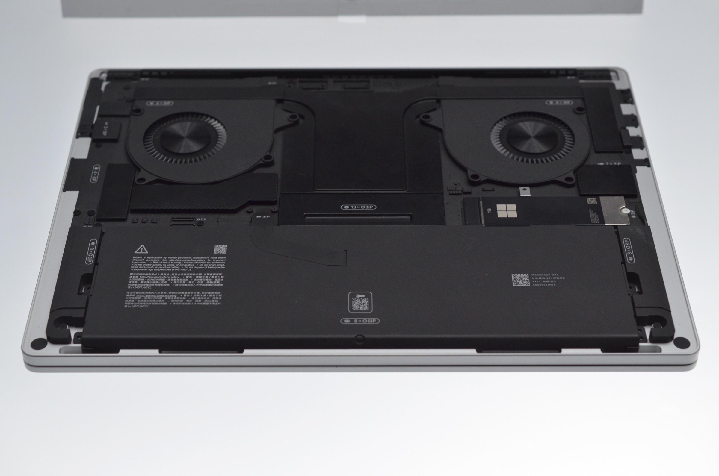 The inside of the Surface Laptop Ultra is like a work of art.