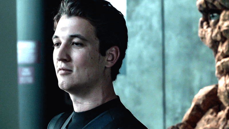 Miles Teller as Reed Richards.