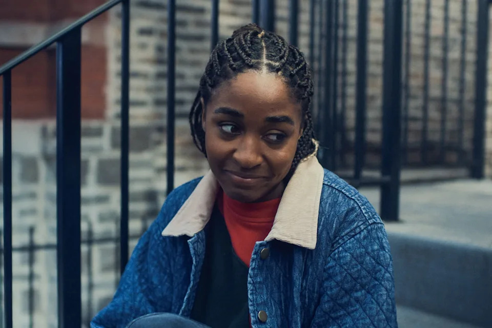 Ayo Edebiri as Sydney Adamu in season 3 of The Bear.