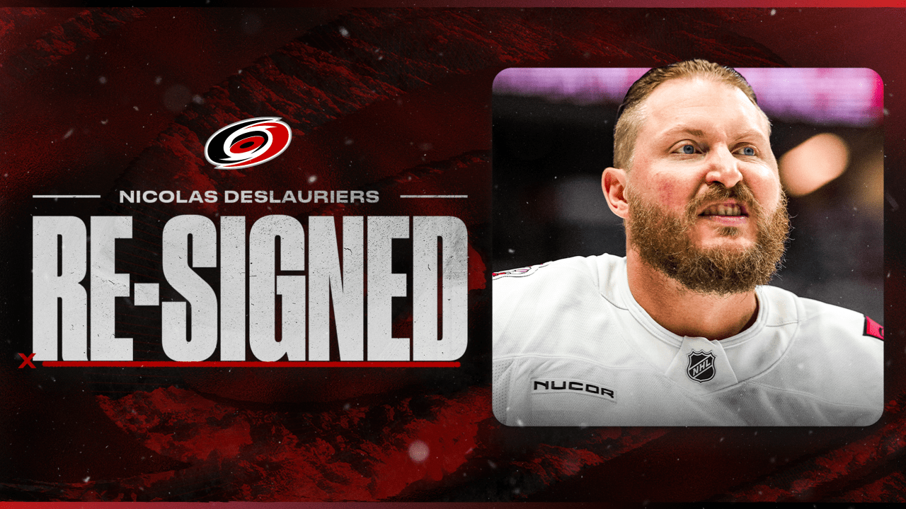 Canes Sign Forward Nicolas Deslauriers To Two-Year Contract