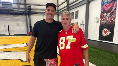 Travis Kelce Celebrates ‘Big Guy’ Ed Kelce With Sweet Father’s Day Tribute Video — Full of Hugs