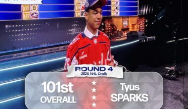 Washington Capitals trade up to select forward Tyus Sparks in fourth round of 2026 NHL Draft