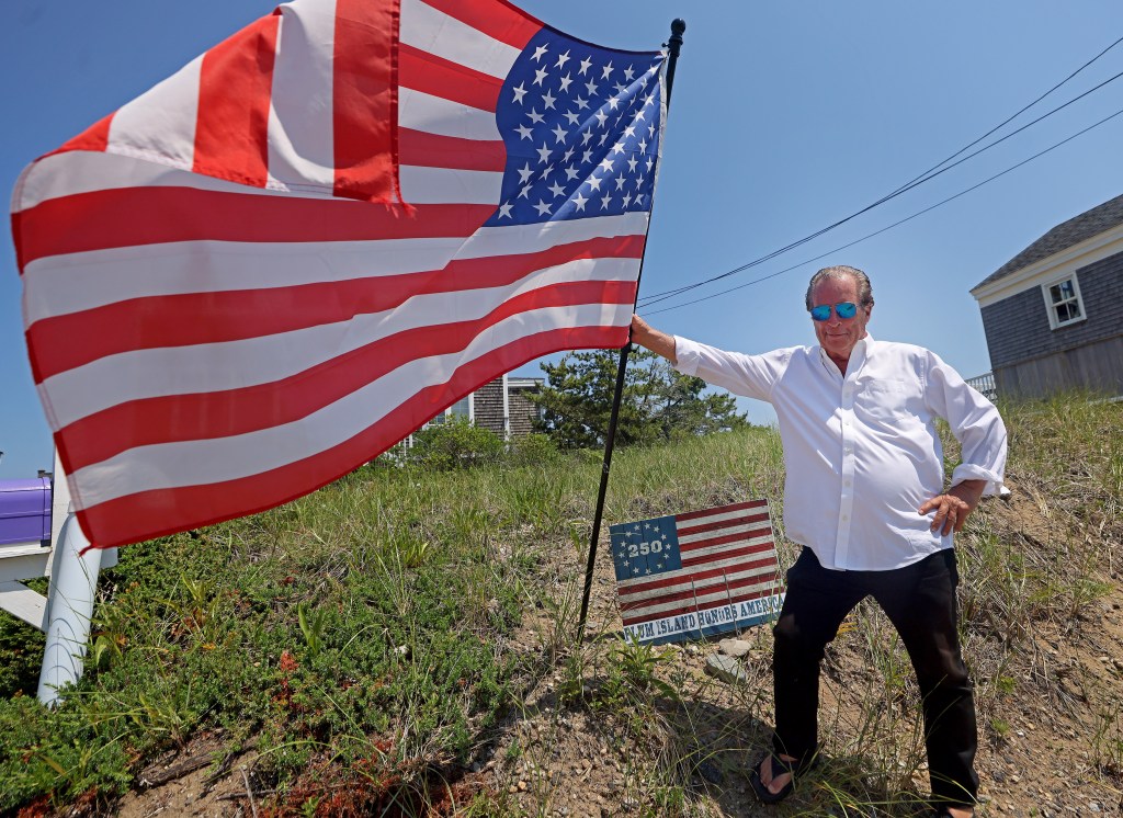 Tensions flare over endangered birds, America250 flag dispute on Plum Island beach