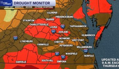 Voluntary water conservation order likely in Richmond due to Virginia drought