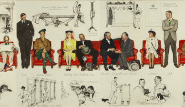 Norman Rockwell art that ignited a lawsuit and a love story is now on public view : NPR