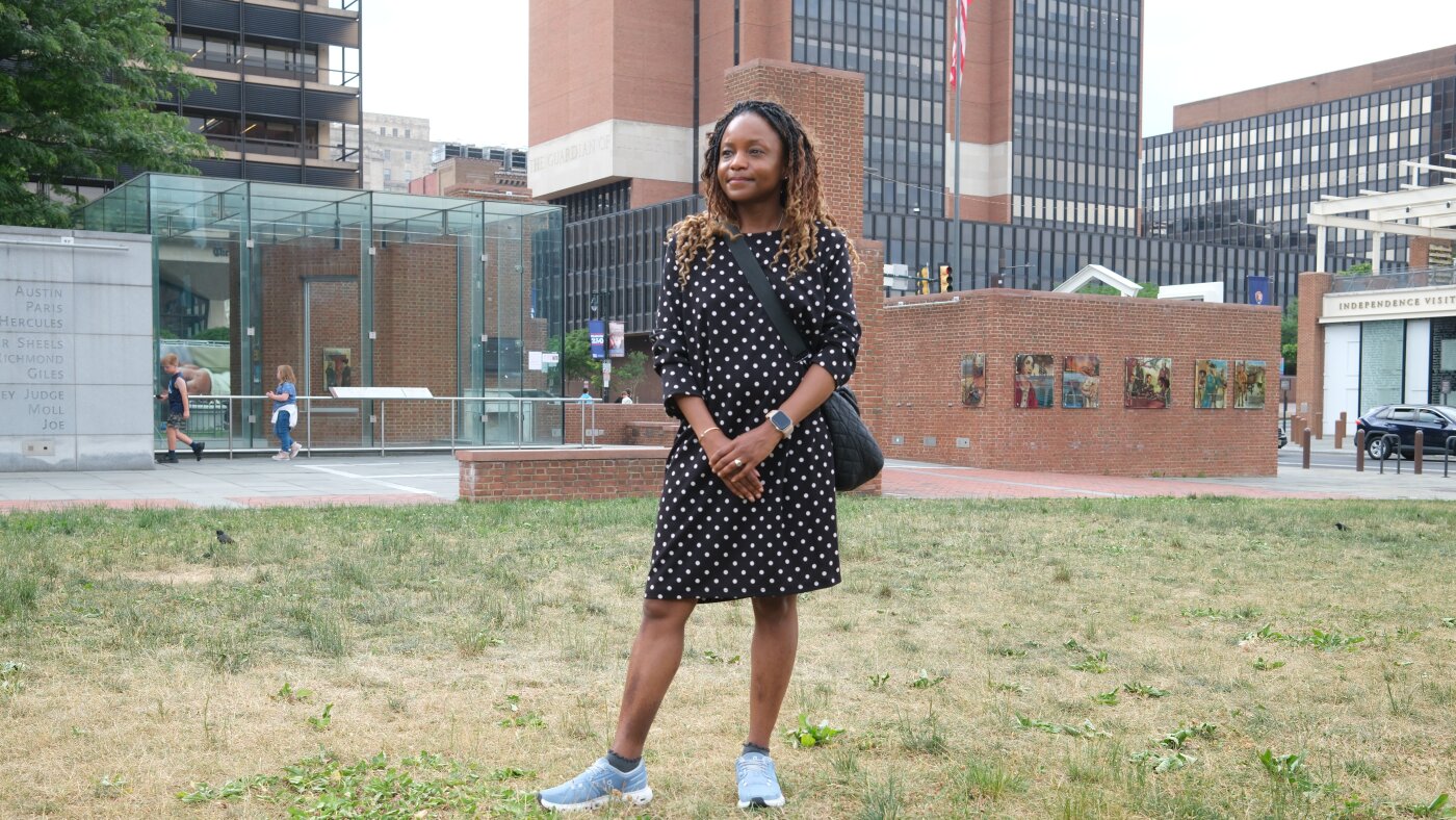 Fate of slavery exhibit targeted by Trump hangs in the balance : NPR
