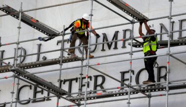 Trump's name is poised to be removed from the Kennedy Center : NPR