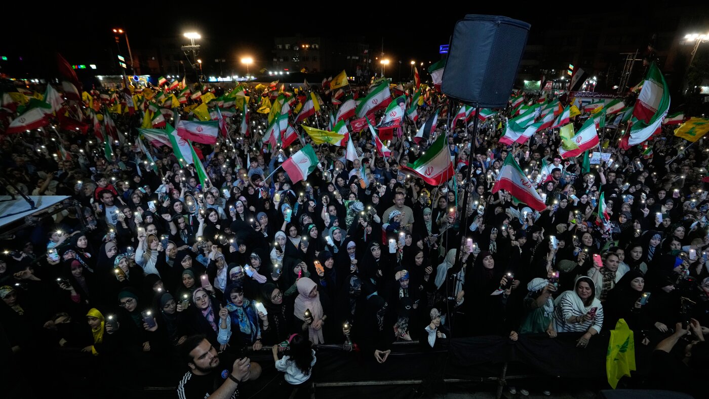 U.S. bombs Iranian military sites and Kuwait is hit by drone and missile fire : NPR
