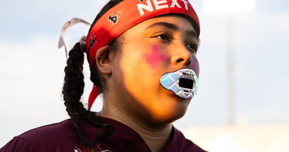Round Rock competes in first girls' flag state championship