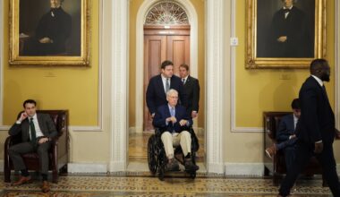 Former Republican Senate Majority Leader Mitch McConnell hospitalized : NPR