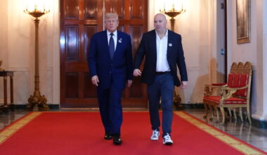 Donald Trump celebrates 80th birthday with UFC show on White House lawn