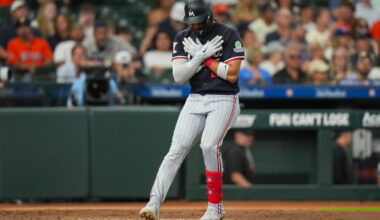 Twins hit 3 homers to back Matthews, then hold off Astros rally in 9th for 5-4 victory