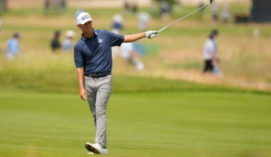 Sam Stevens has early lead in a U.S. Open that prepared well for the Shinnecock wind