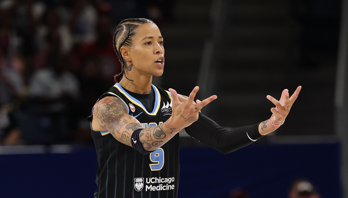 Call her 'energizer bunny' or 'team papi,' the Sky go as Natasha Cloud goes