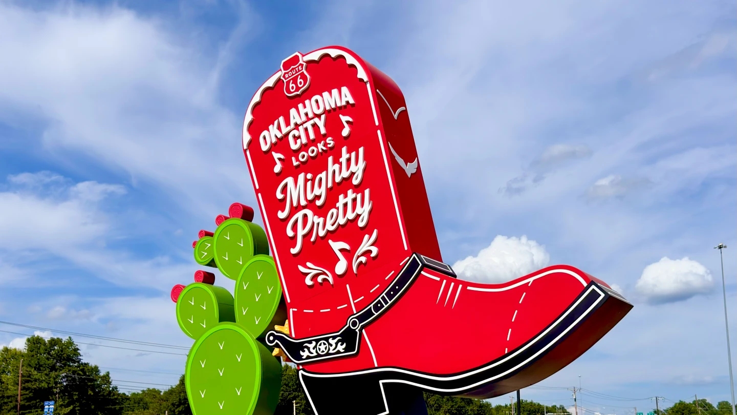 'Oklahoma City looks mighty pretty' with new Route 66 sculpture