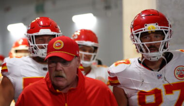 Andy Reid has his tuxedo for the Travis Kelce-Taylor Swift wedding