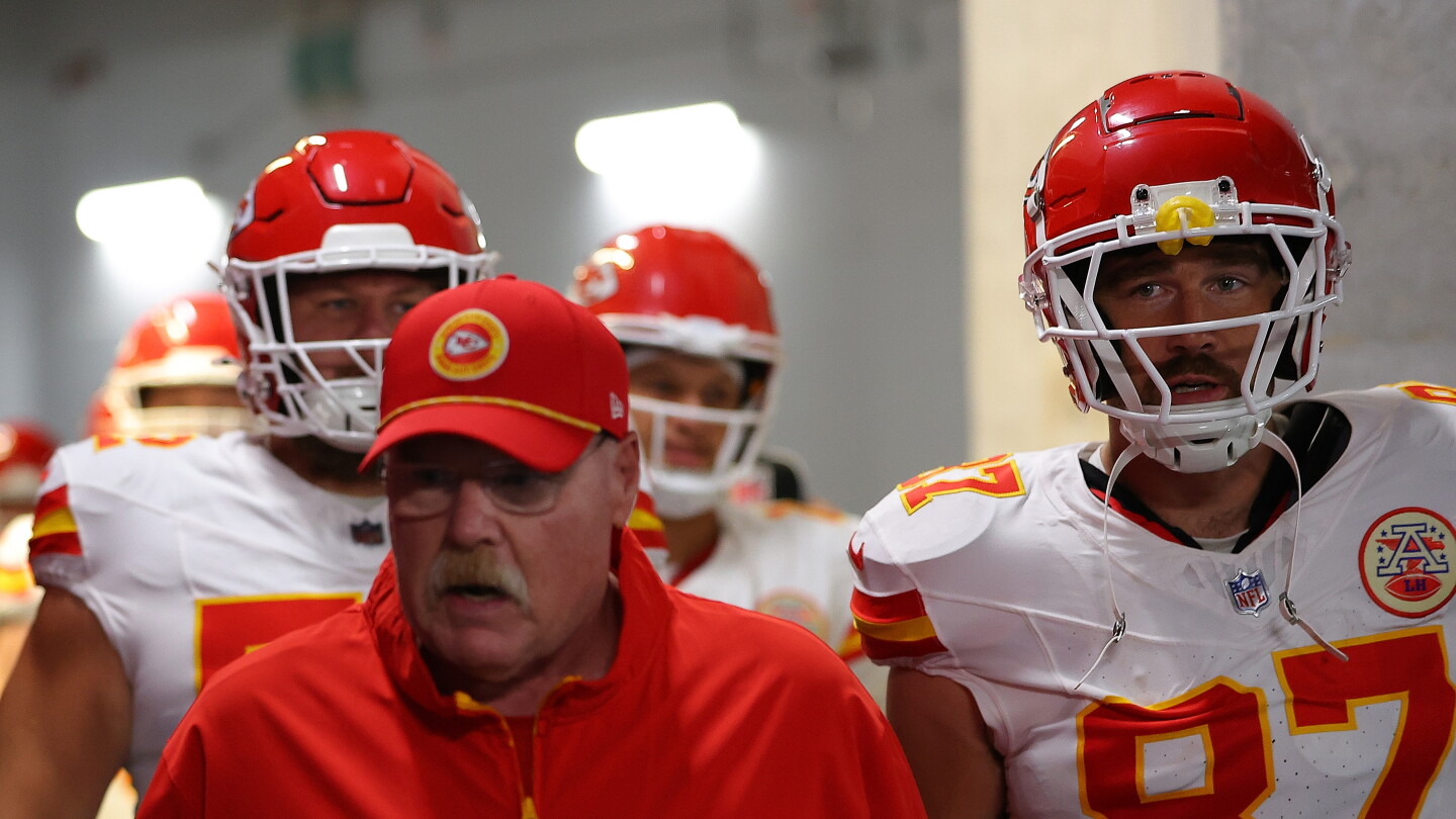 Andy Reid has his tuxedo for the Travis Kelce-Taylor Swift wedding