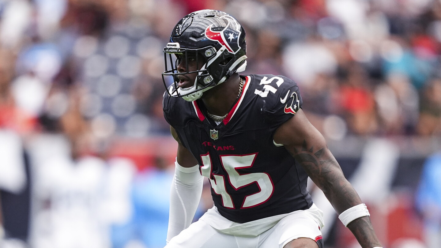 Report: Texans LB E.J. Speed is expected to miss entire season with torn quadriceps