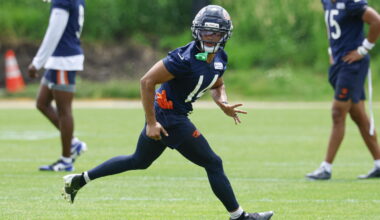 New Bear Kalif Raymond is helping Caleb Williams grow as a leader