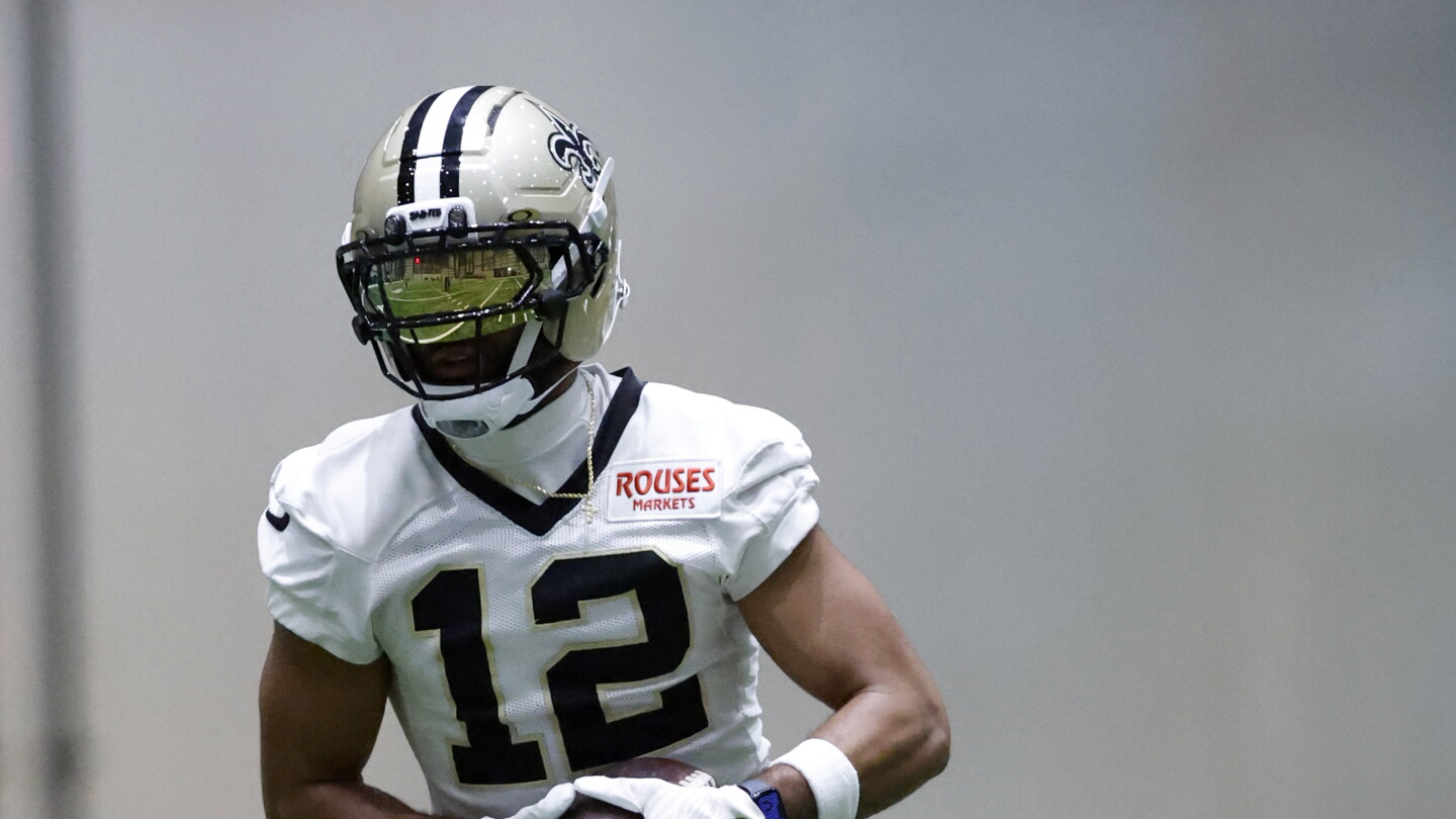 Saints WR Chris Olave still not fully cleared